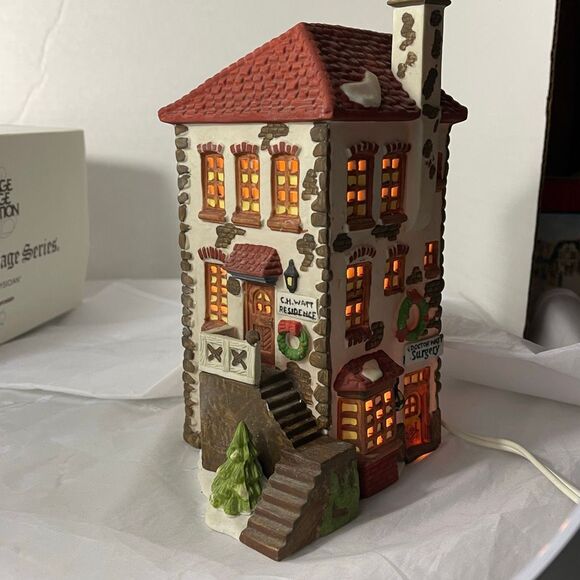 Department 56 “C.H.Watt Physician”building from the Dicken’s Village Series. - Picture 1 of 9